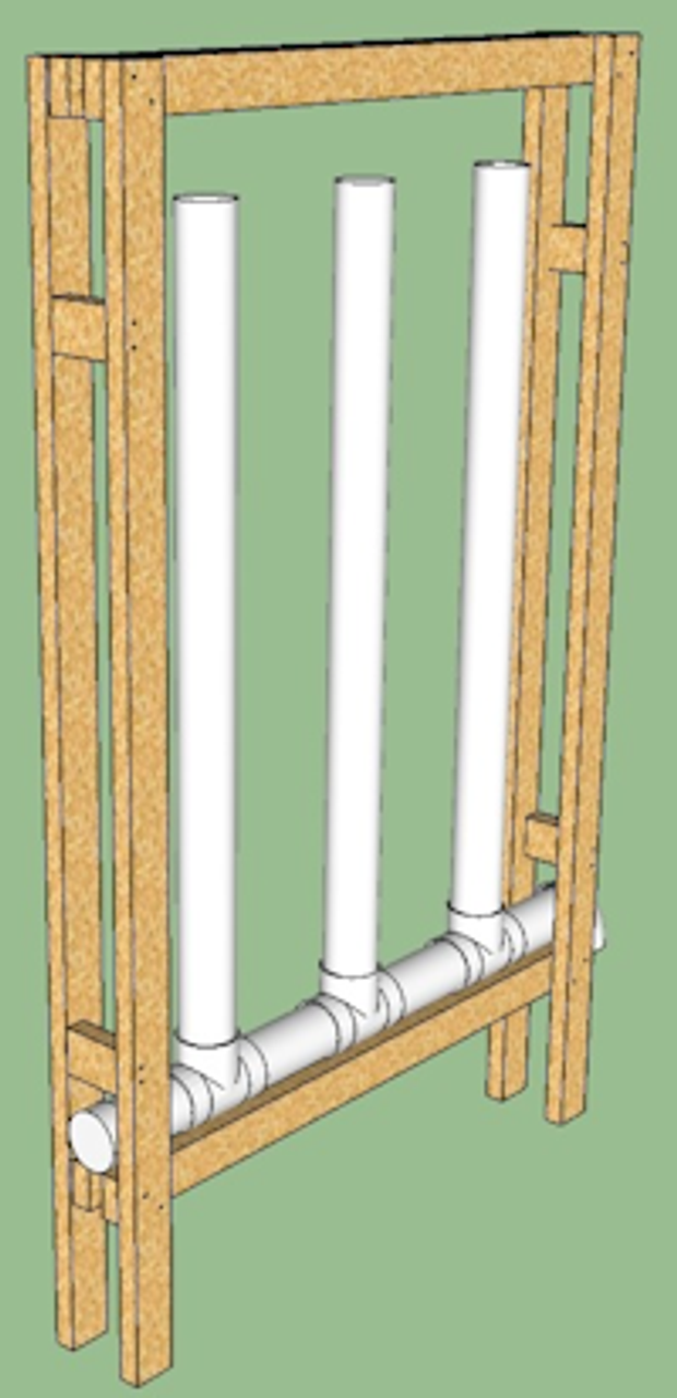 Building a Legacy Sprinkler System Wood Frame